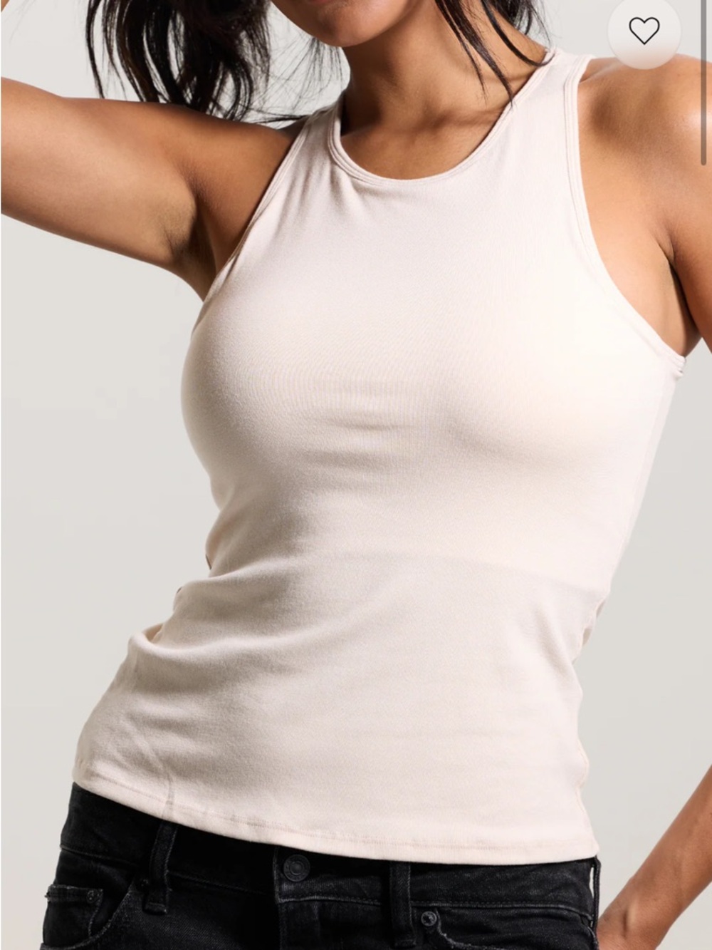 NWT Klassy Network Cream Loose High Neck Brami Tank